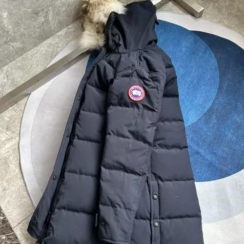 Cheap Canada Goose Down Feather Coat Long Sleeved For Women #1374632 Replica Wholesale [$160.00 USD] [ITEM#1374632] on Replica Canada Goose Down Feather Coat