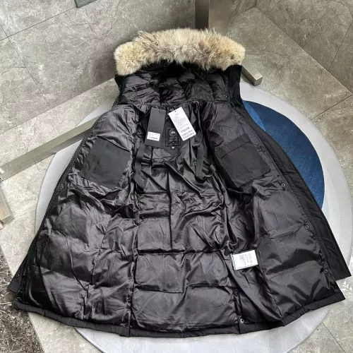 Cheap Canada Goose Down Feather Coat Long Sleeved For Women #1374633 Replica Wholesale [$160.00 USD] [ITEM#1374633] on Replica Canada Goose Down Feather Coat