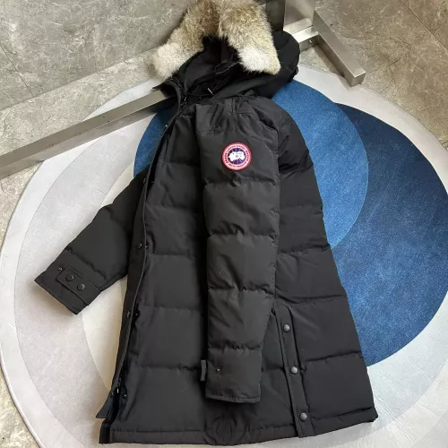 Cheap Canada Goose Down Feather Coat Long Sleeved For Women #1374634 Replica Wholesale [$160.00 USD] [ITEM#1374634] on Replica Canada Goose Down Feather Coat