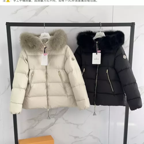 Cheap Moncler Down Feather Coat Long Sleeved For Women #1374686 Replica Wholesale [$182.00 USD] [ITEM#1374686] on Replica Moncler Down Feather Coat