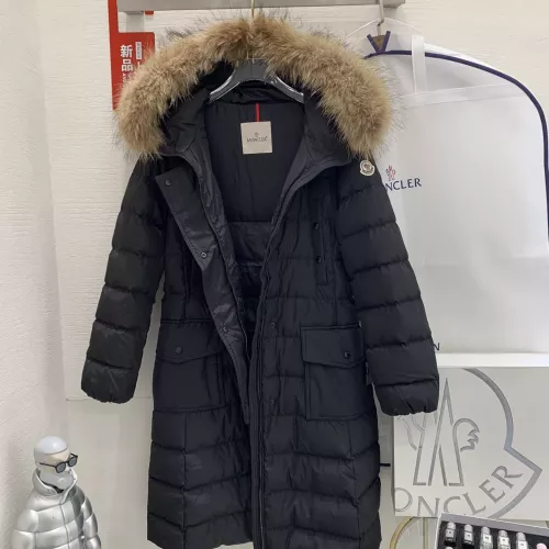 Cheap Moncler Down Feather Coat Long Sleeved For Women #1374716 Replica Wholesale [$202.00 USD] [ITEM#1374716] on Replica Moncler Down Feather Coat