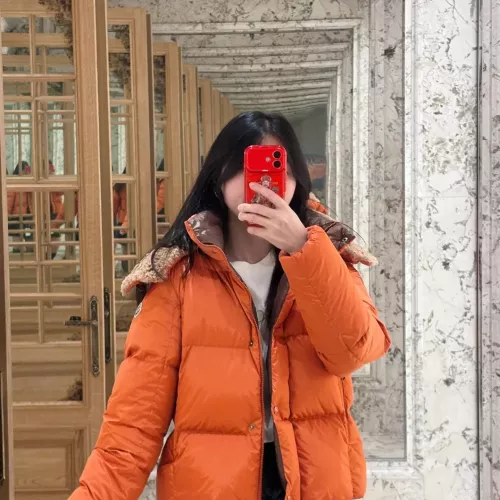 Cheap Moncler Down Feather Coat Long Sleeved For Women #1374739 Replica Wholesale [$192.00 USD] [ITEM#1374739] on Replica Moncler Down Feather Coat