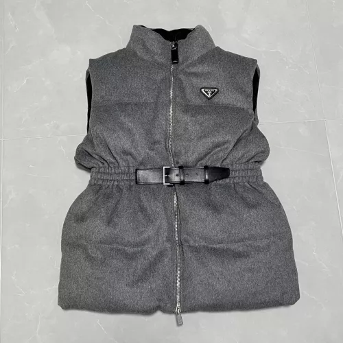 Prada Down Feather Coat Sleeveless For Women #1374766