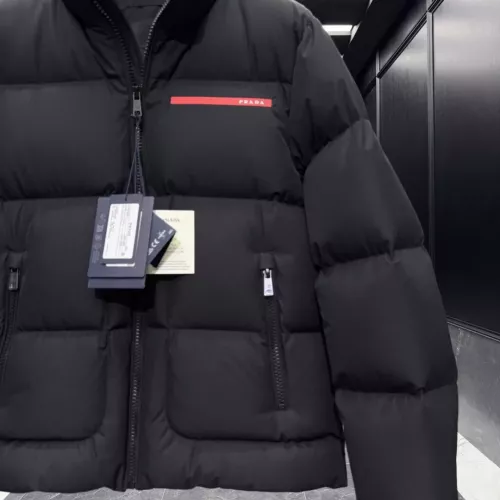 Cheap Prada Down Feather Coat Long Sleeved For Men #1374774 Replica Wholesale [$235.00 USD] [ITEM#1374774] on Replica Prada Down Feather Coat