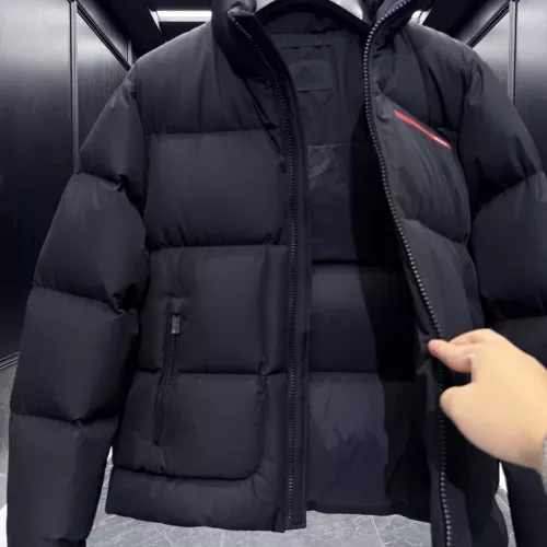 Cheap Prada Down Feather Coat Long Sleeved For Men #1374774 Replica Wholesale [$235.00 USD] [ITEM#1374774] on Replica Prada Down Feather Coat