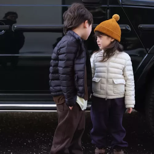 Cheap Moncler Down Feather Coat For Kids Long Sleeved For Kids #1374781 Replica Wholesale [$132.00 USD] [ITEM#1374781] on Replica Moncler Down Feather For Kids