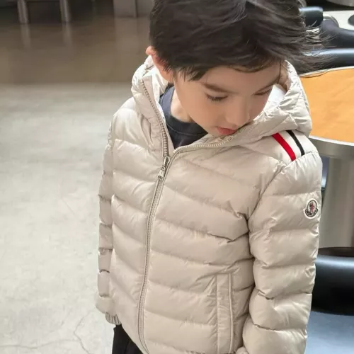 Cheap Moncler Down Feather Coat For Kids Long Sleeved For Kids #1374782 Replica Wholesale [$132.00 USD] [ITEM#1374782] on Replica Moncler Down Feather For Kids