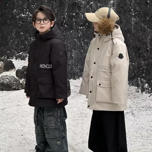 Cheap Moncler Down Feather Coat For Kids Long Sleeved For Kids #1374787 Replica Wholesale [$132.00 USD] [ITEM#1374787] on Replica Moncler Down Feather For Kids