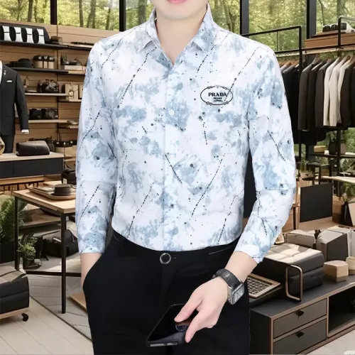 Prada Shirts Long Sleeved For Men #1374898