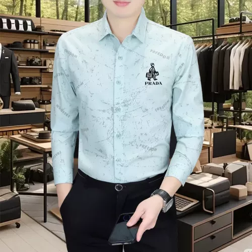 Prada Shirts Long Sleeved For Men #1374903