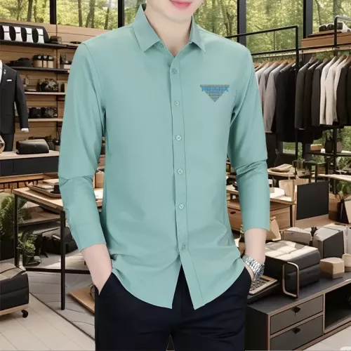 Prada Shirts Long Sleeved For Men #1374907