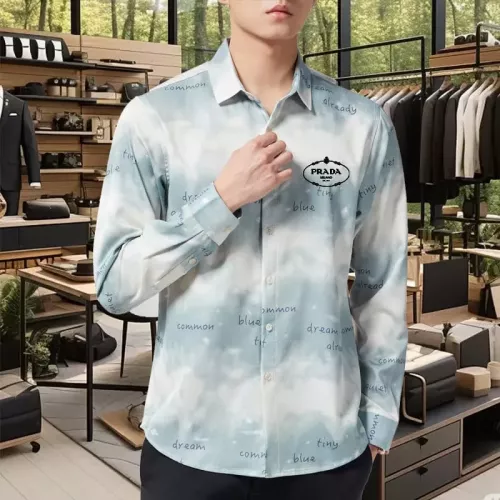 Prada Shirts Long Sleeved For Men #1374908