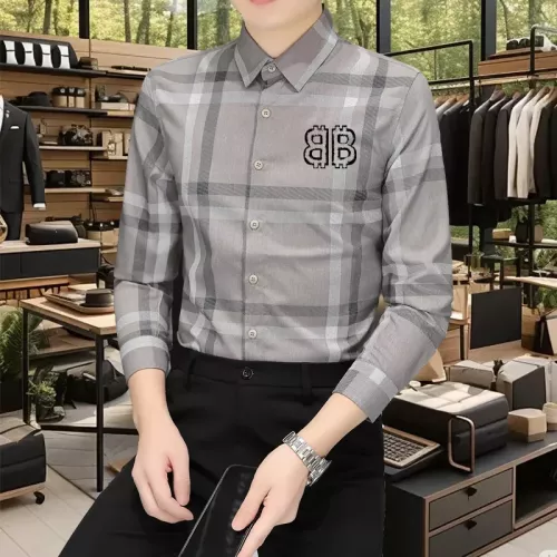 Cheap Balenciaga Shirts Long Sleeved For Men #1374910 Replica Wholesale [$56.00 USD] [ITEM#1374910] on Replica Balenciaga Shirts