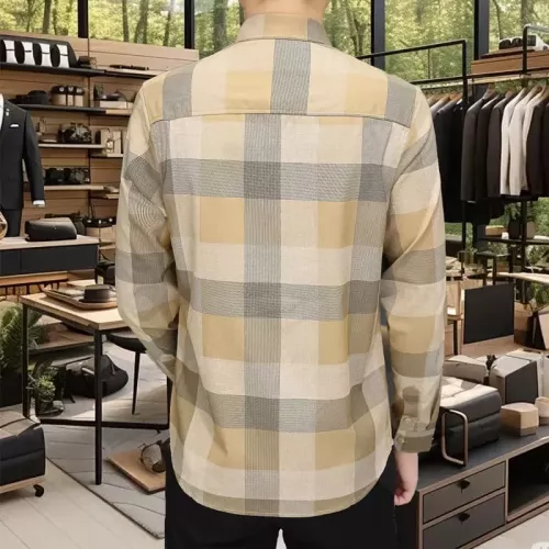 Cheap Burberry Shirts Long Sleeved For Men #1374912 Replica Wholesale [$56.00 USD] [ITEM#1374912] on Replica Burberry Shirts
