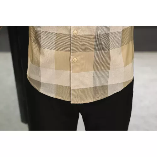 Cheap Burberry Shirts Long Sleeved For Men #1374912 Replica Wholesale [$56.00 USD] [ITEM#1374912] on Replica Burberry Shirts