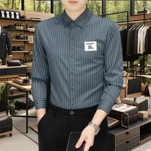 Burberry Shirts Long Sleeved For Men #1374916
