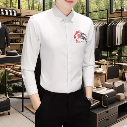 Cheap Burberry Shirts Long Sleeved For Men #1374918 Replica Wholesale [$56.00 USD] [ITEM#1374918] on Replica Burberry Shirts