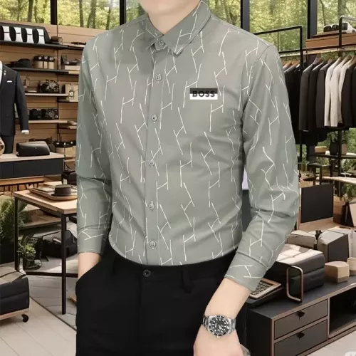 Cheap Boss Shirts Long Sleeved For Men #1374926 Replica Wholesale [$56.00 USD] [ITEM#1374926] on Replica Boss Shirts