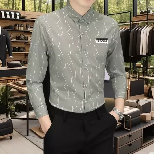 Cheap Boss Shirts Long Sleeved For Men #1374926 Replica Wholesale [$56.00 USD] [ITEM#1374926] on Replica Boss Shirts