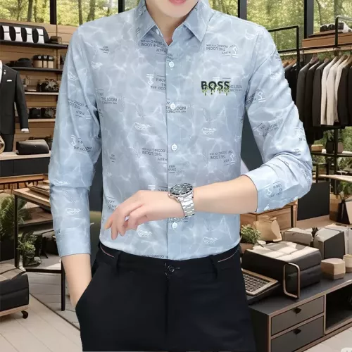 Cheap Boss Shirts Long Sleeved For Men #1374927 Replica Wholesale [$56.00 USD] [ITEM#1374927] on Replica Boss Shirts