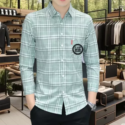 Armani Shirts Long Sleeved For Men #1374931
