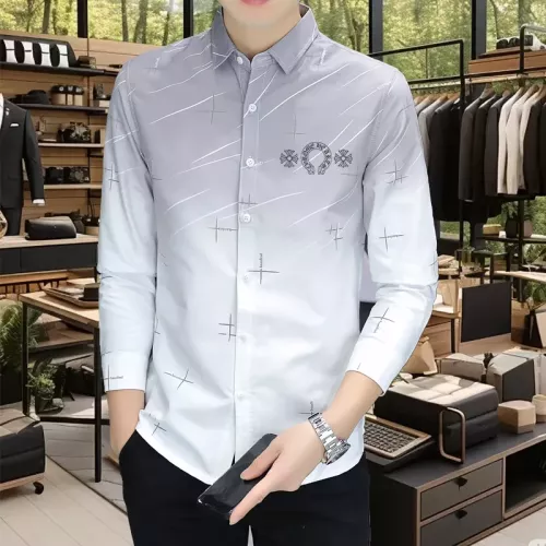 Cheap Chrome Hearts Shirts Long Sleeved For Men #1374939 Replica Wholesale [$56.00 USD] [ITEM#1374939] on Replica Chrome Hearts Shirts
