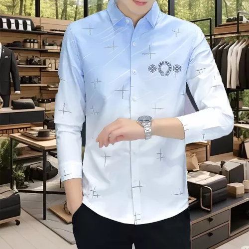 Cheap Chrome Hearts Shirts Long Sleeved For Men #1374940 Replica Wholesale [$56.00 USD] [ITEM#1374940] on Replica Chrome Hearts Shirts
