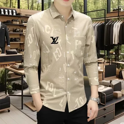 Louis Vuitton LV Shirts Long Sleeved For Men #1374941
