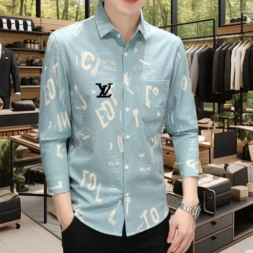 Louis Vuitton LV Shirts Long Sleeved For Men #1374942