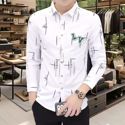 Louis Vuitton LV Shirts Long Sleeved For Men #1374946