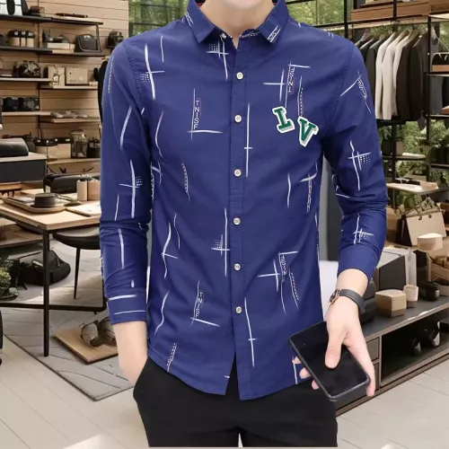 Louis Vuitton LV Shirts Long Sleeved For Men #1374948