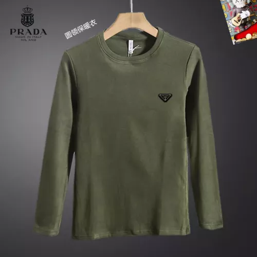 Prada T-Shirts Long Sleeved For Men #1375563