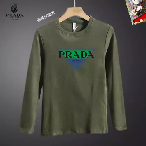 Prada T-Shirts Long Sleeved For Men #1375583