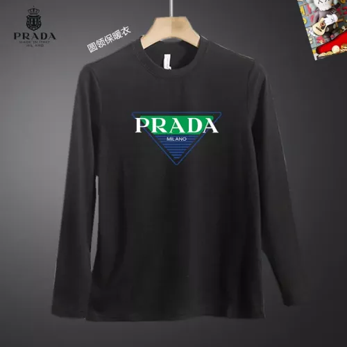 Prada T-Shirts Long Sleeved For Men #1375584