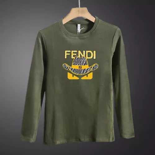 Fendi T-Shirts Long Sleeved For Men #1375588