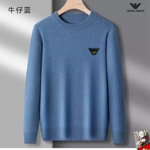 Armani Sweaters Long Sleeved For Men #1375783