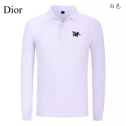 Christian Dior T-Shirts Long Sleeved For Men #1376020