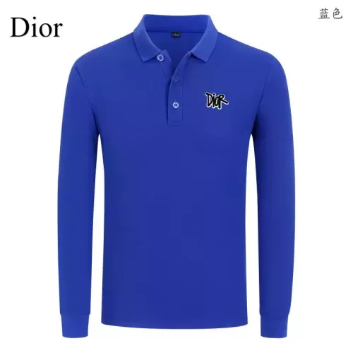 Christian Dior T-Shirts Long Sleeved For Men #1376023