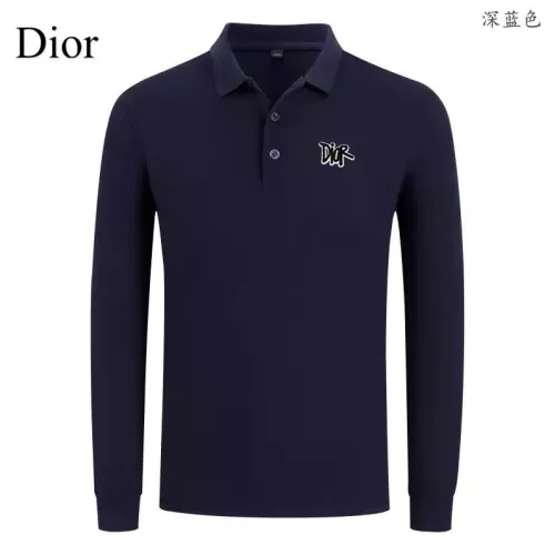 Christian Dior T-Shirts Long Sleeved For Men #1376024