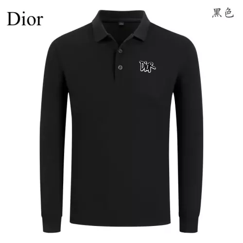 Christian Dior T-Shirts Long Sleeved For Men #1376025