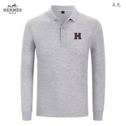 Hermes T-Shirts Long Sleeved For Men #1376054