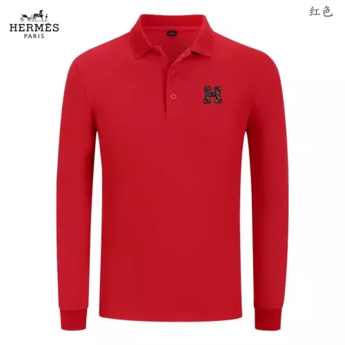 Hermes T-Shirts Long Sleeved For Men #1376055