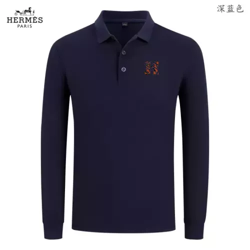 Hermes T-Shirts Long Sleeved For Men #1376057