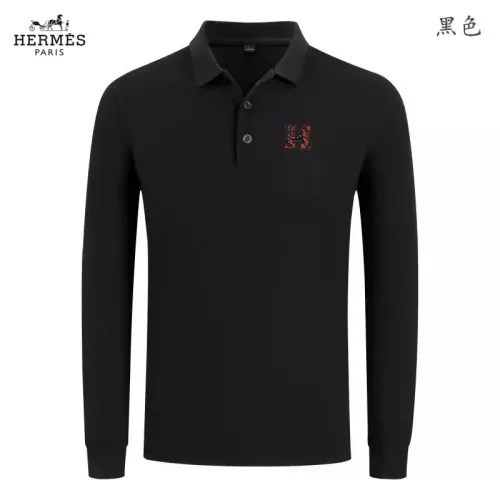 Hermes T-Shirts Long Sleeved For Men #1376058