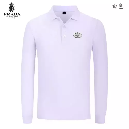 Prada T-Shirts Long Sleeved For Men #1376064
