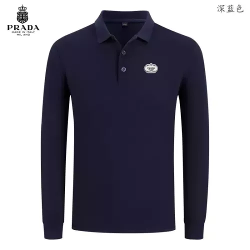 Prada T-Shirts Long Sleeved For Men #1376068