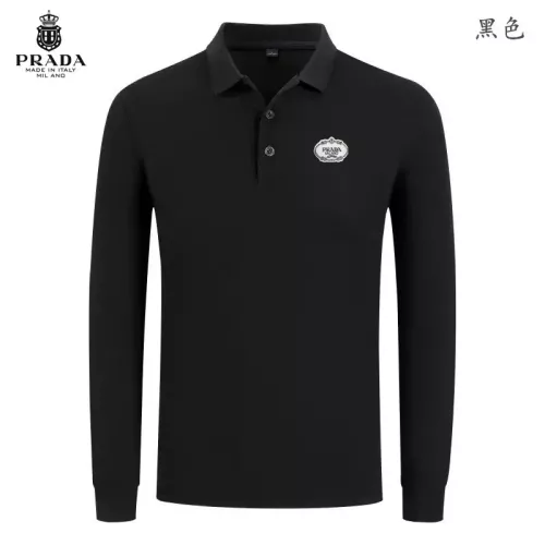 Prada T-Shirts Long Sleeved For Men #1376069