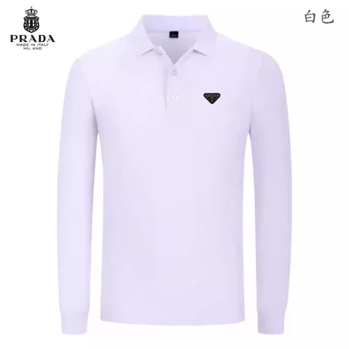 Prada T-Shirts Long Sleeved For Men #1376086