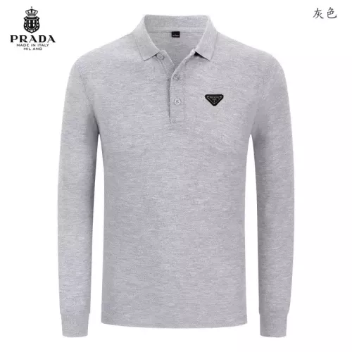 Prada T-Shirts Long Sleeved For Men #1376087