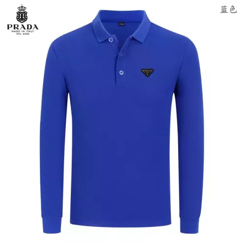 Prada T-Shirts Long Sleeved For Men #1376089